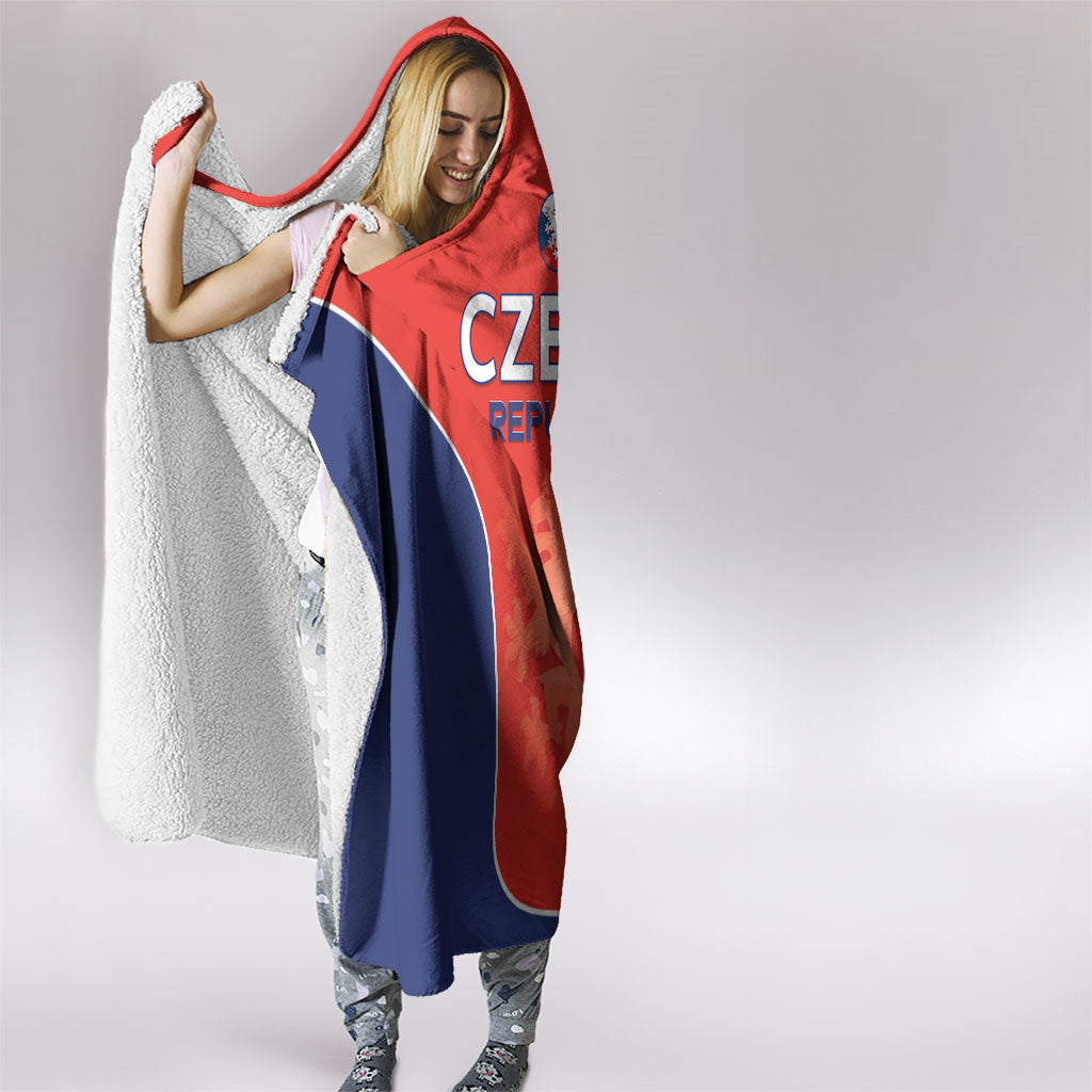 Czechia Football 2026 Hooded Blanket National Lion Unique Style
