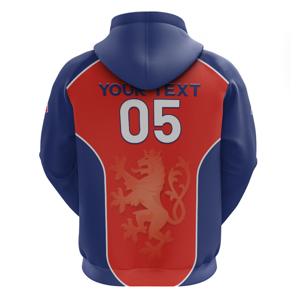 Custom Czechia Football 2026 Hoodie National Lion Unique Style