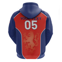Custom Czechia Football 2026 Hoodie National Lion Unique Style