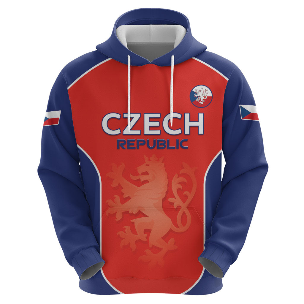 Custom Czechia Football 2026 Hoodie National Lion Unique Style