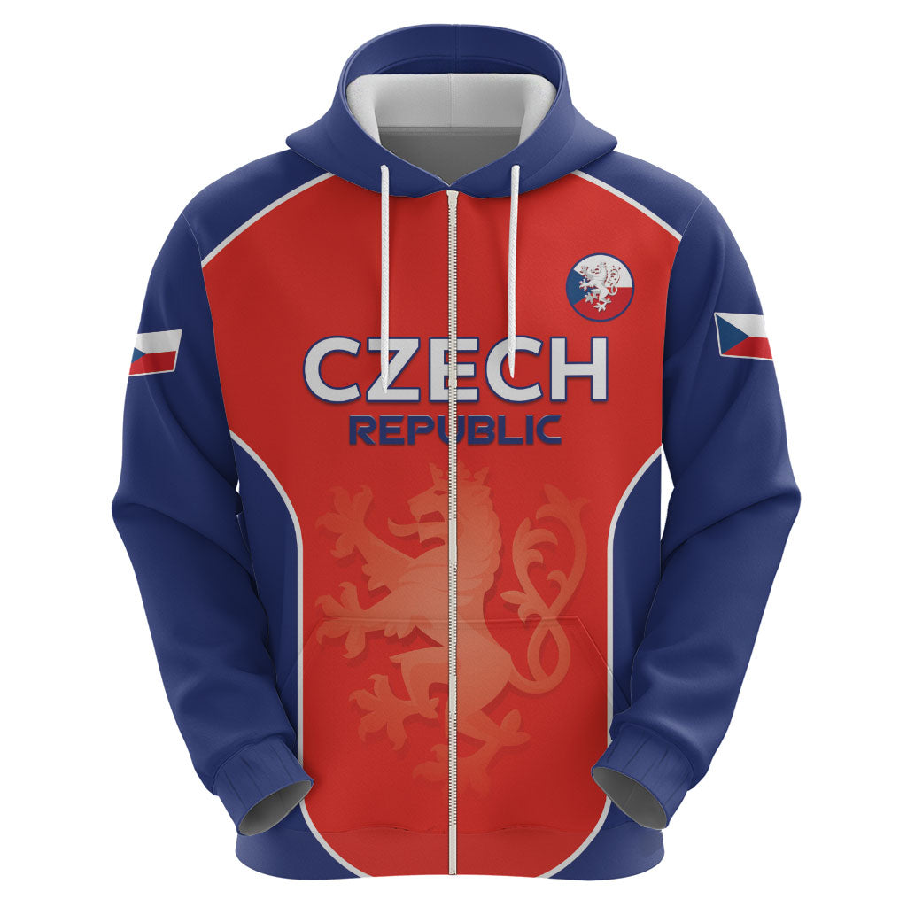 Custom Czechia Football 2026 Hoodie National Lion Unique Style