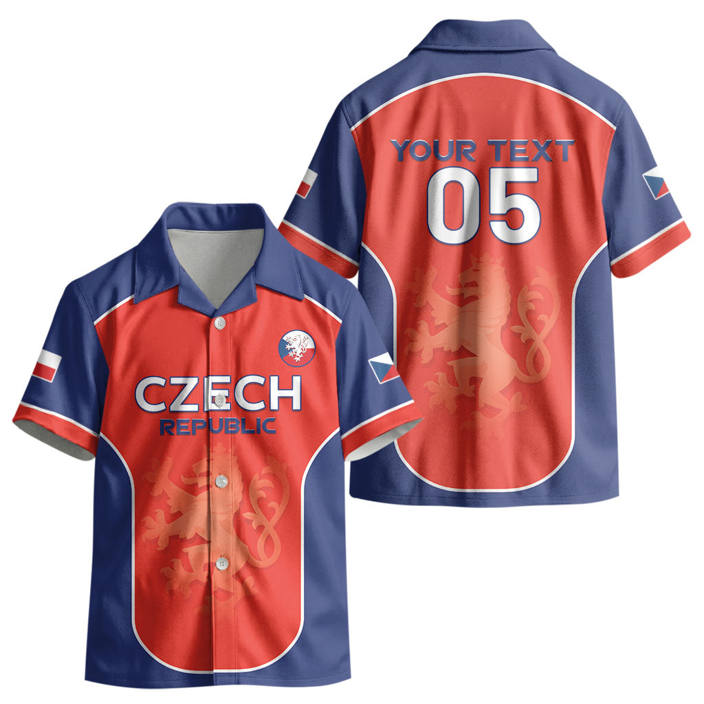 Custom Czechia Football 2026 Kid Hawaiian Shirt National Lion Unique Style LT05