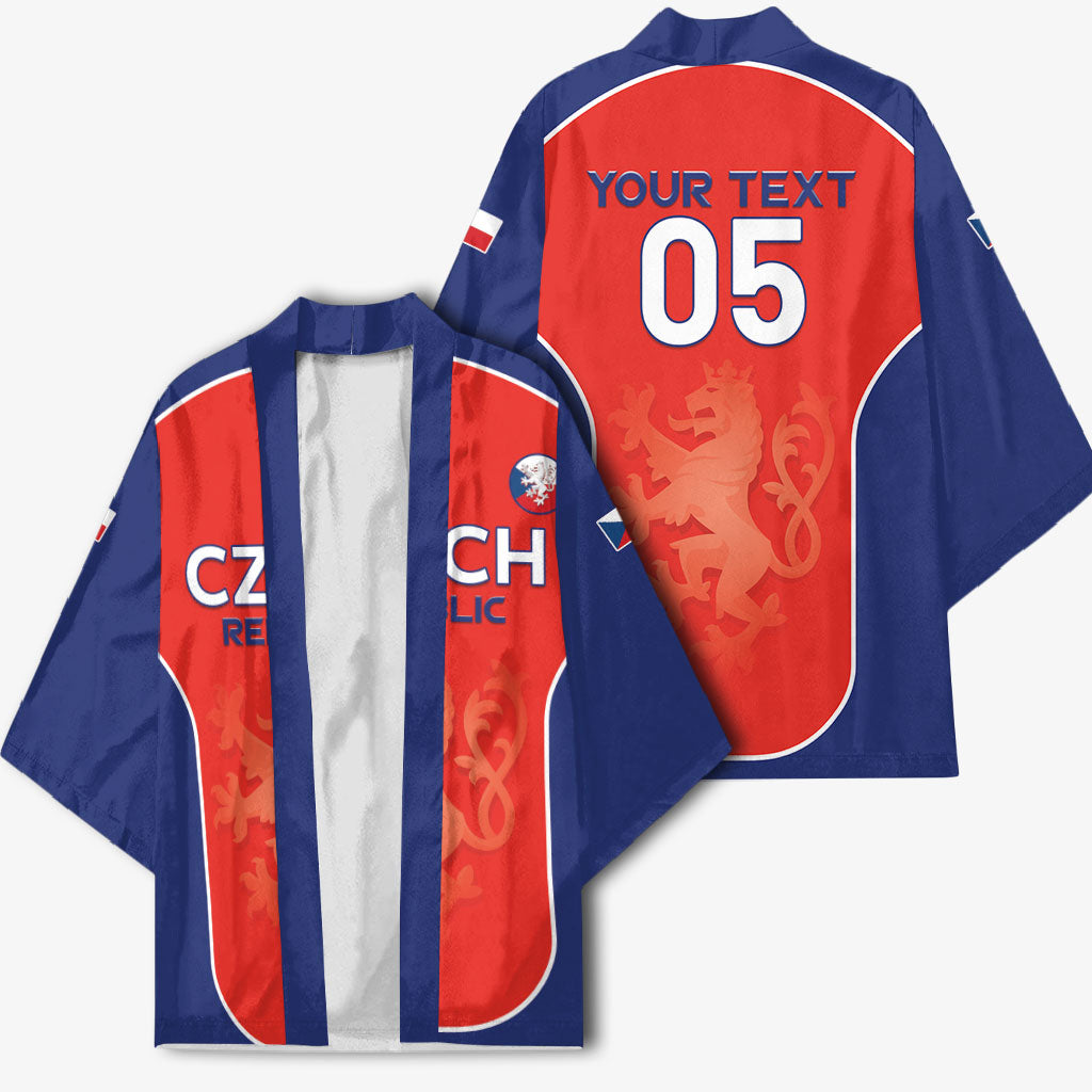 Custom Czechia Football 2026 Kimono National Lion Unique Style