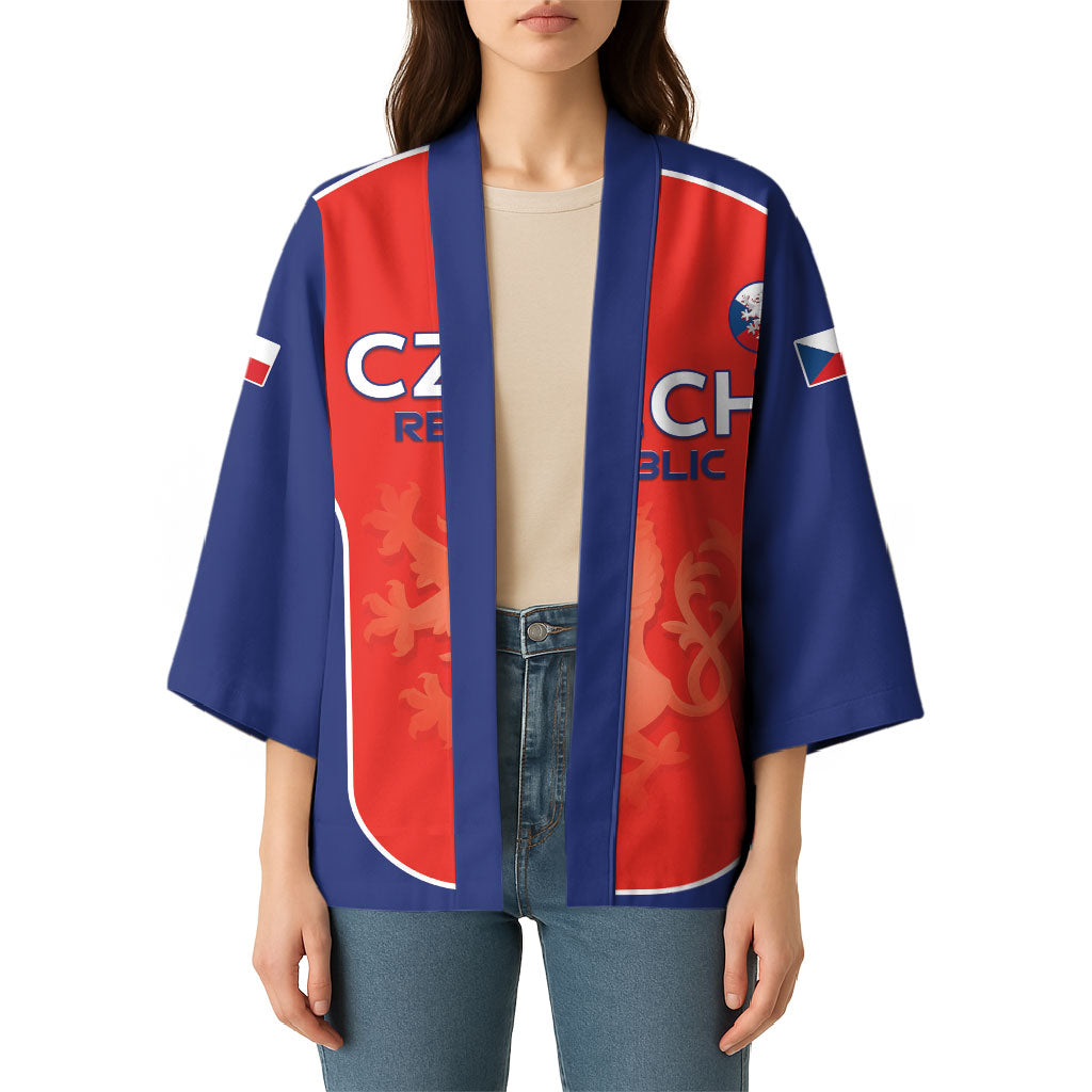Custom Czechia Football 2026 Kimono National Lion Unique Style