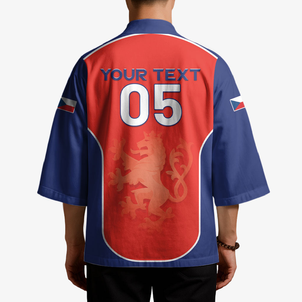 Custom Czechia Football 2026 Kimono National Lion Unique Style