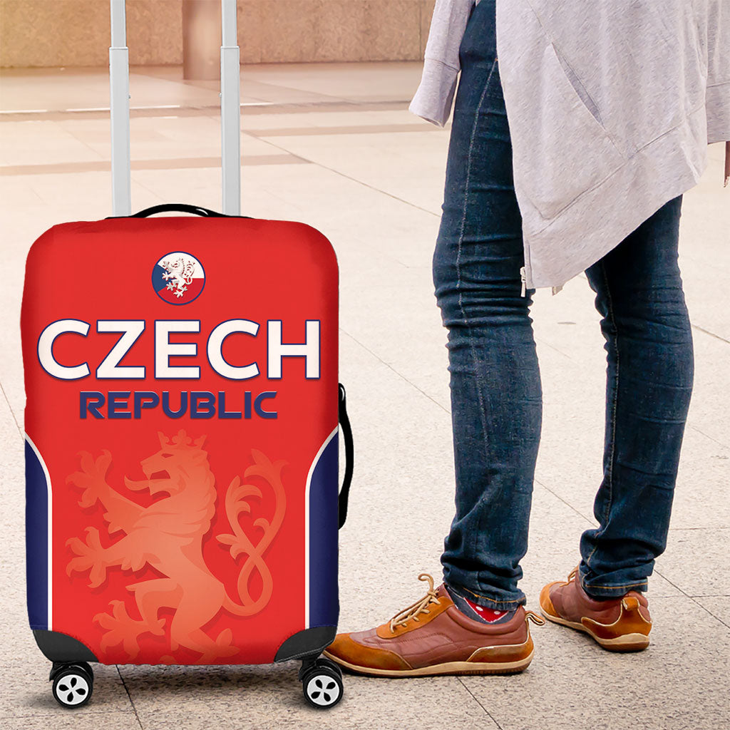 Czechia Football 2026 Luggage Cover National Lion Unique Style