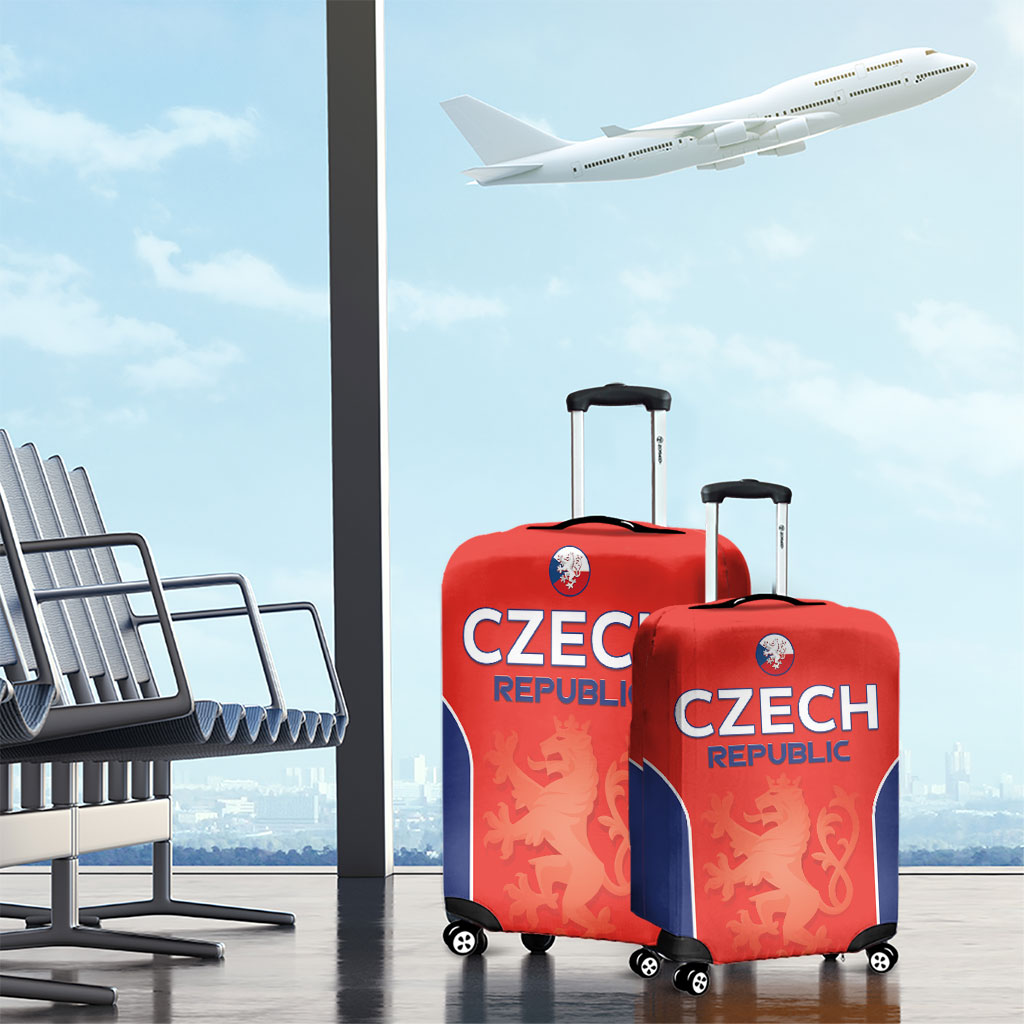 Czechia Football 2026 Luggage Cover National Lion Unique Style