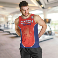 Custom Czechia Football 2026 Men Tank Top National Lion Unique Style