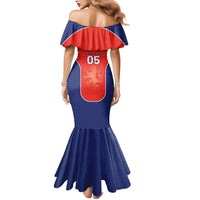 Custom Czechia Football 2026 Mermaid Dress National Lion Unique Style