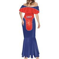 Custom Czechia Football 2026 Mermaid Dress National Lion Unique Style