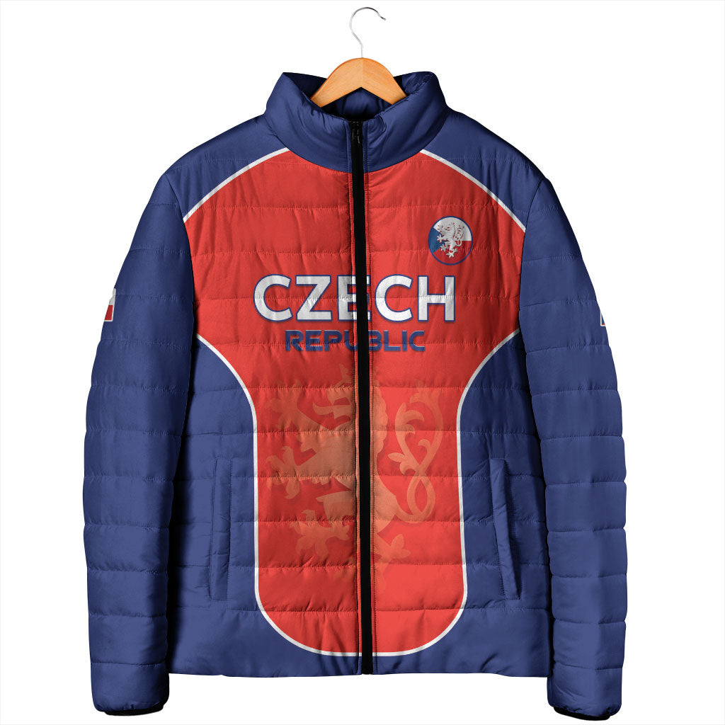 Custom Czechia Football 2026 Padded Jacket National Lion Unique Style