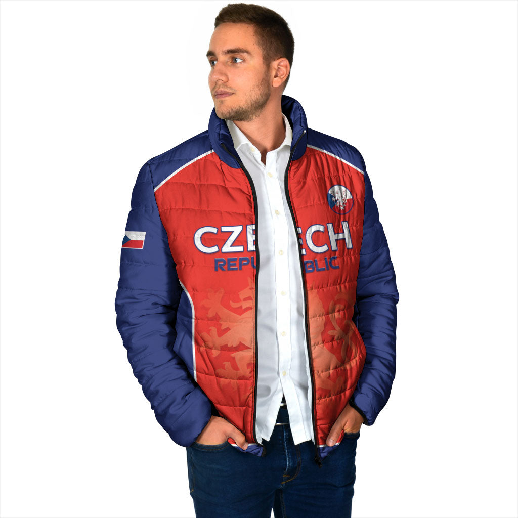 Custom Czechia Football 2026 Padded Jacket National Lion Unique Style