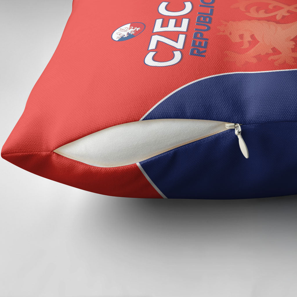 Czechia Football 2026 Pillow Cover National Lion Unique Style