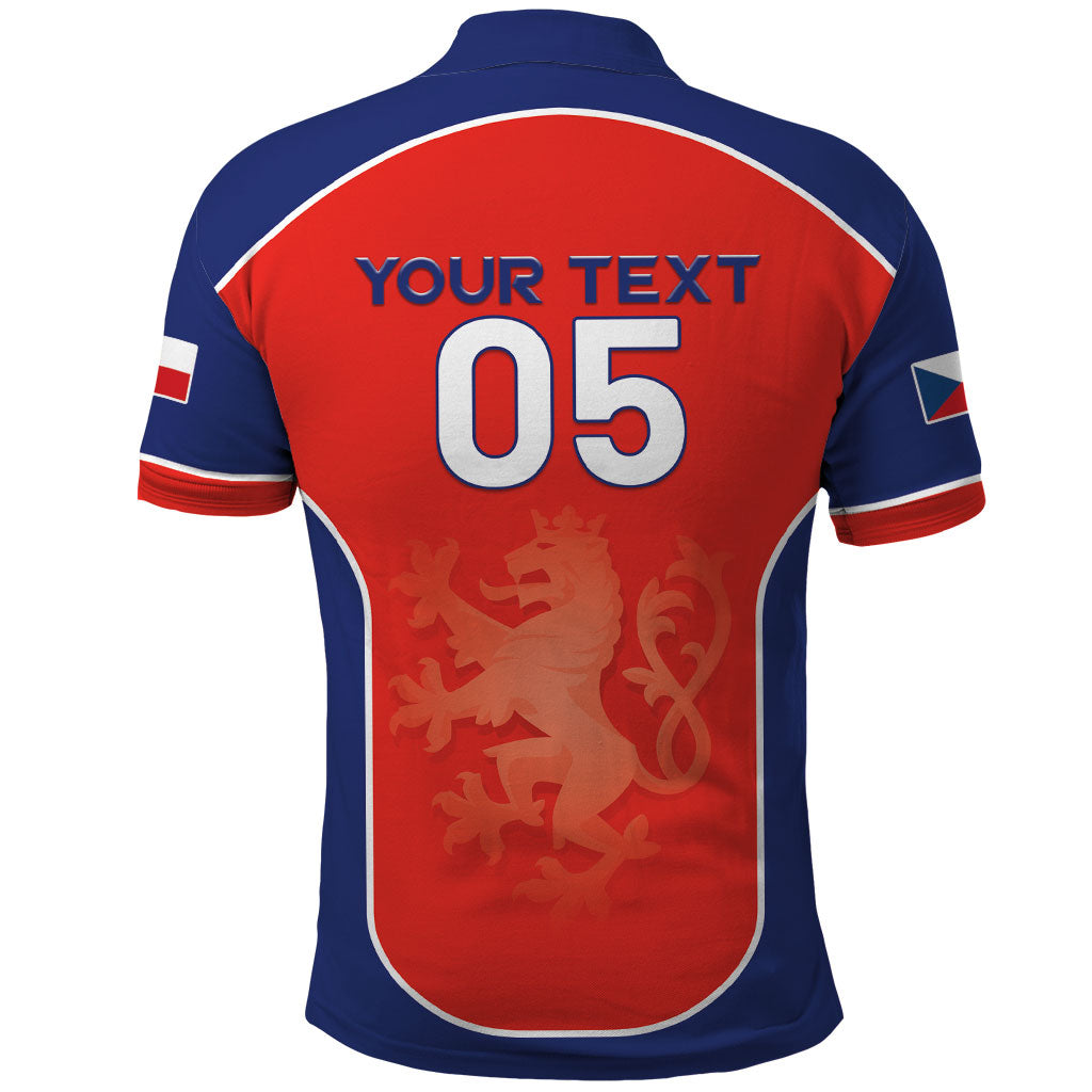 Custom Czechia Football 2026 Polo Shirt National Lion Unique Style