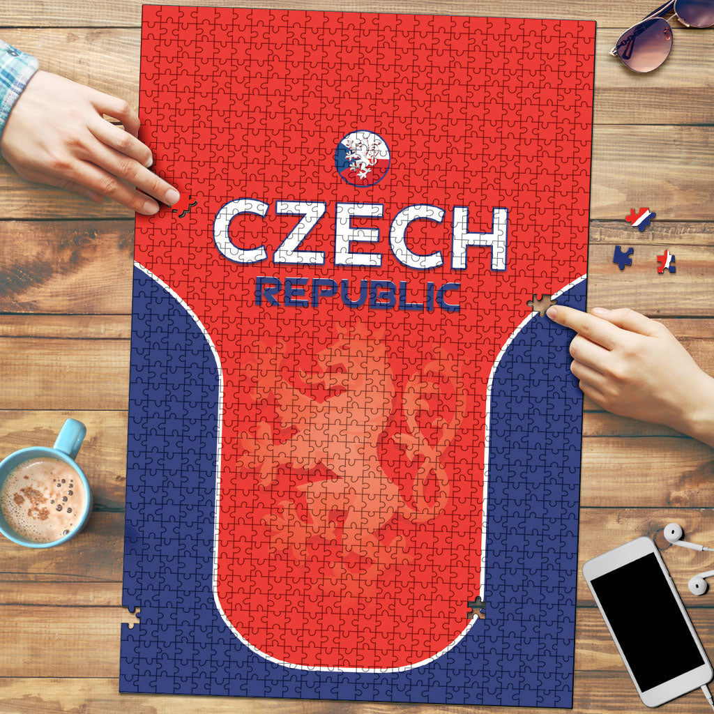 Czechia Football 2026 Puzzle National Lion Unique Style