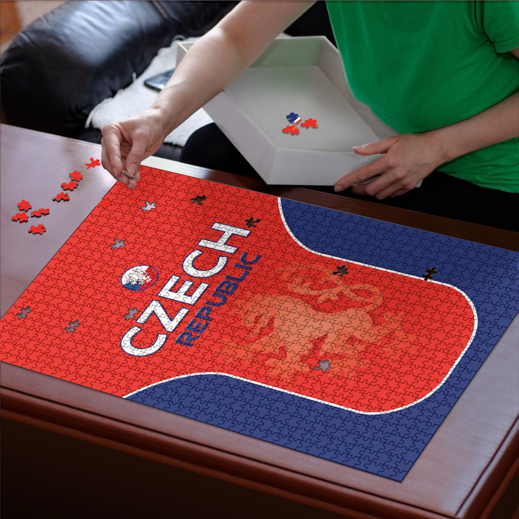 Czechia Football 2026 Puzzle National Lion Unique Style