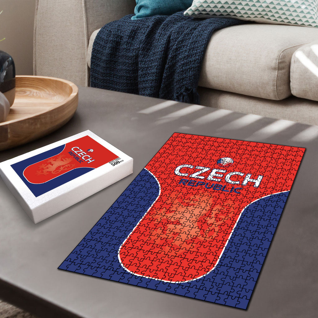 Czechia Football 2026 Puzzle National Lion Unique Style