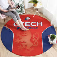 Czechia Football 2026 Round Carpet National Lion Unique Style