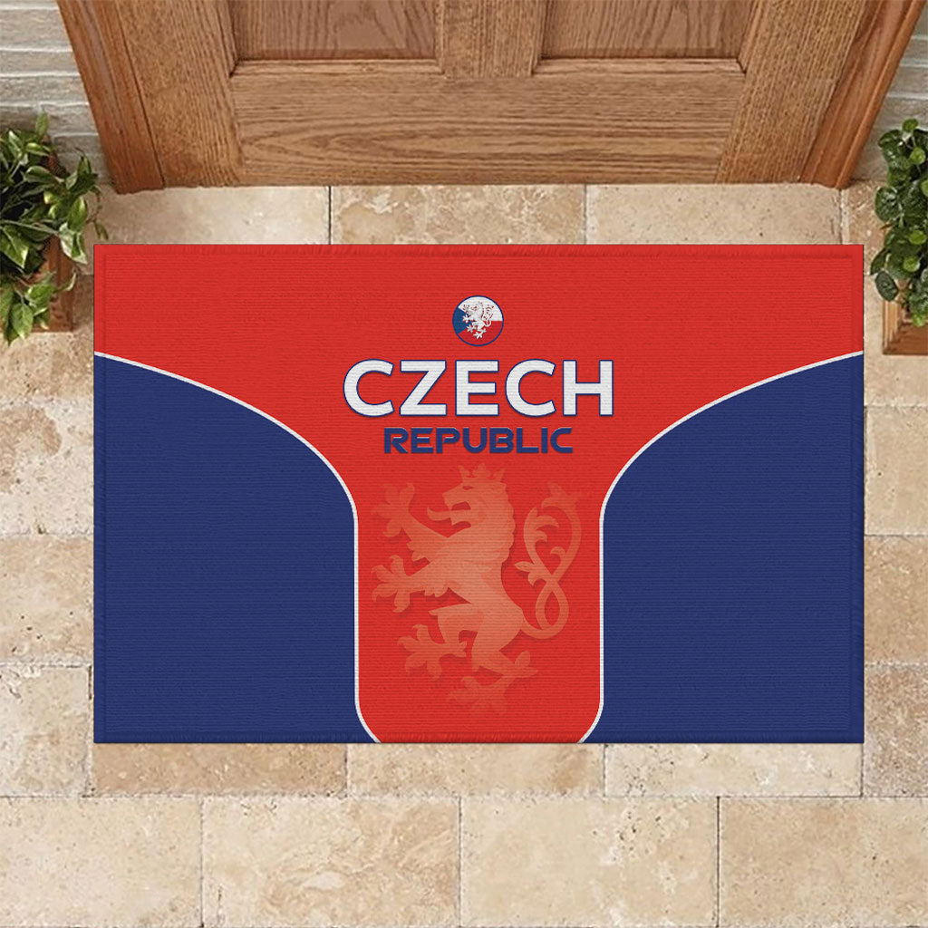 Czechia Football 2026 Rubber Doormat National Lion Unique Style