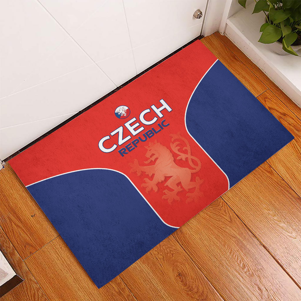 Czechia Football 2026 Rubber Doormat National Lion Unique Style