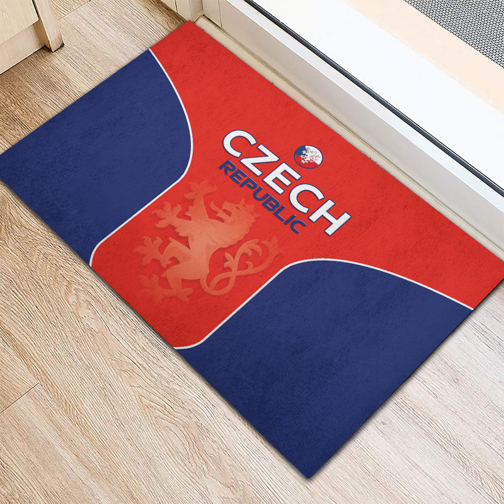 Czechia Football 2026 Rubber Doormat National Lion Unique Style