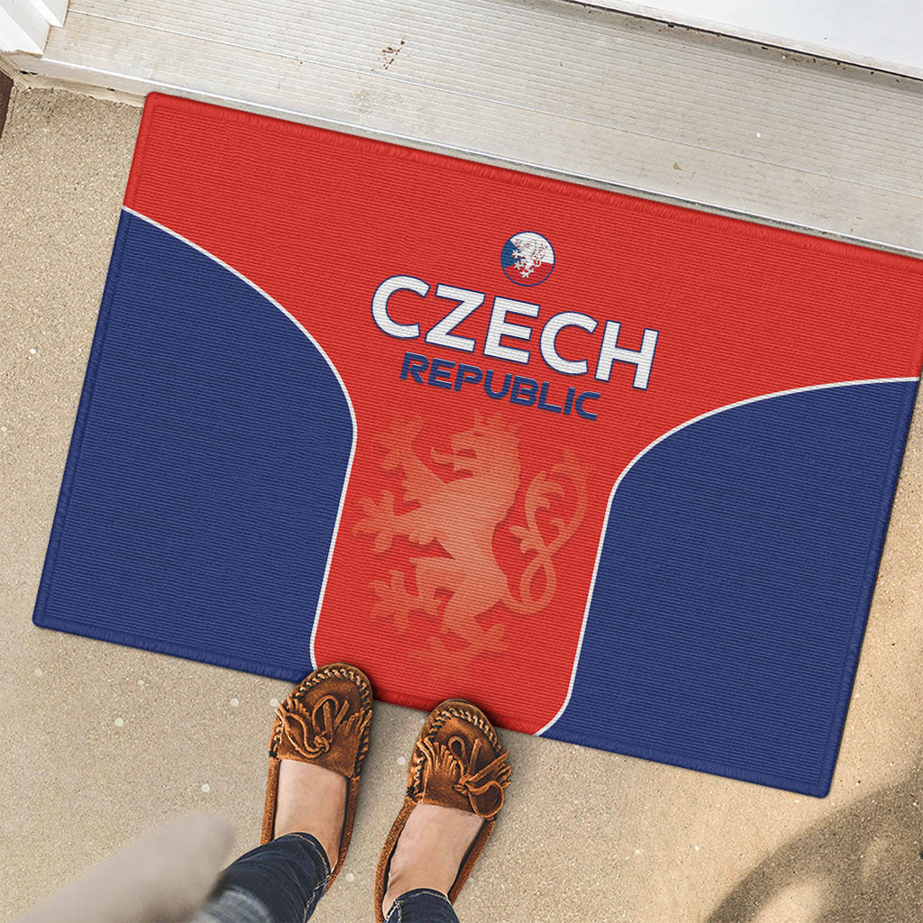 Czechia Football 2026 Rubber Doormat National Lion Unique Style