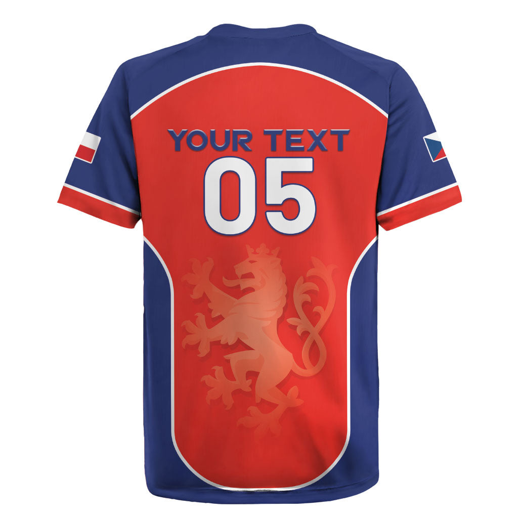 Custom Czechia Football 2026 Rugby Jersey National Lion Unique Style
