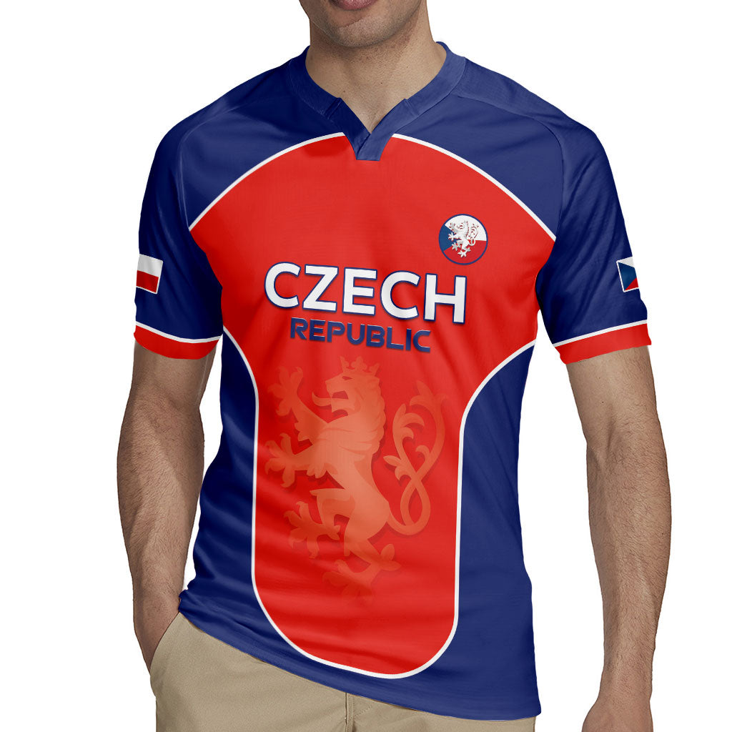 Custom Czechia Football 2026 Rugby Jersey National Lion Unique Style