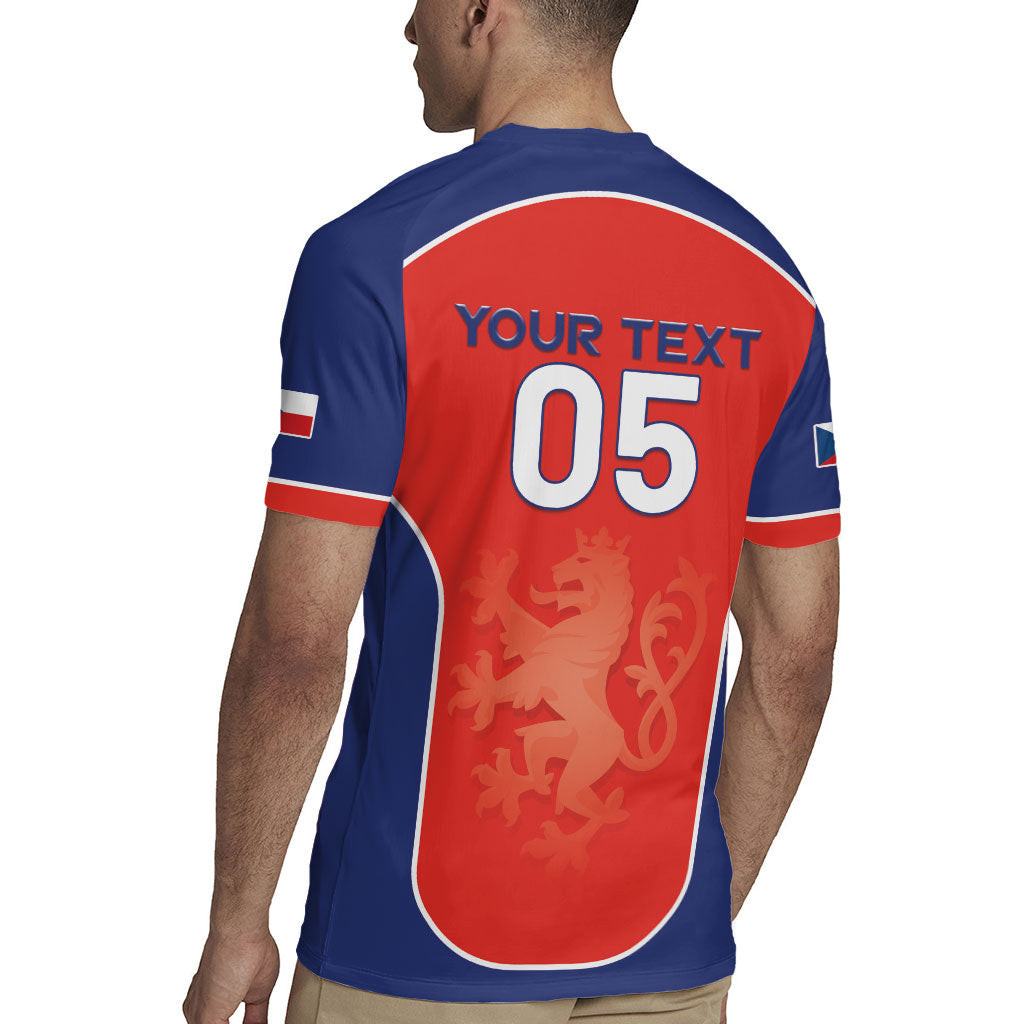Custom Czechia Football 2026 Rugby Jersey National Lion Unique Style