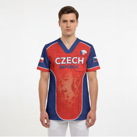 Custom Czechia Football 2026 Scrub Top National Lion Unique Style