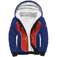 Custom Czechia Football 2026 Sherpa Hoodie National Lion Unique Style