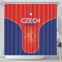 Czechia Football 2026 Shower Curtain National Lion Unique Style