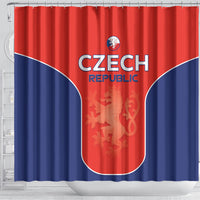 Czechia Football 2026 Shower Curtain National Lion Unique Style