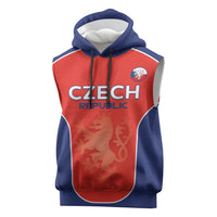 Custom Czechia Football 2026 Sleeveless Hoodie National Lion Unique Style