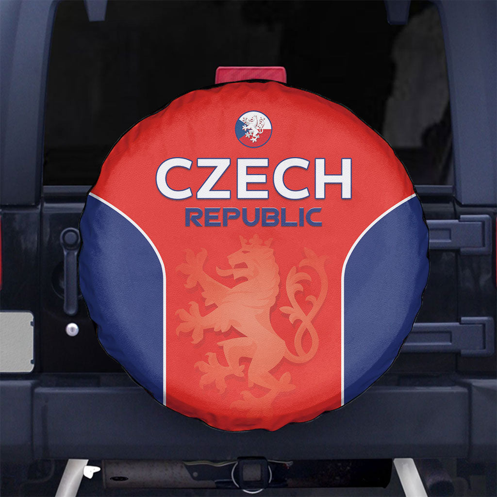 Czechia Football 2026 Spare Tire Cover National Lion Unique Style