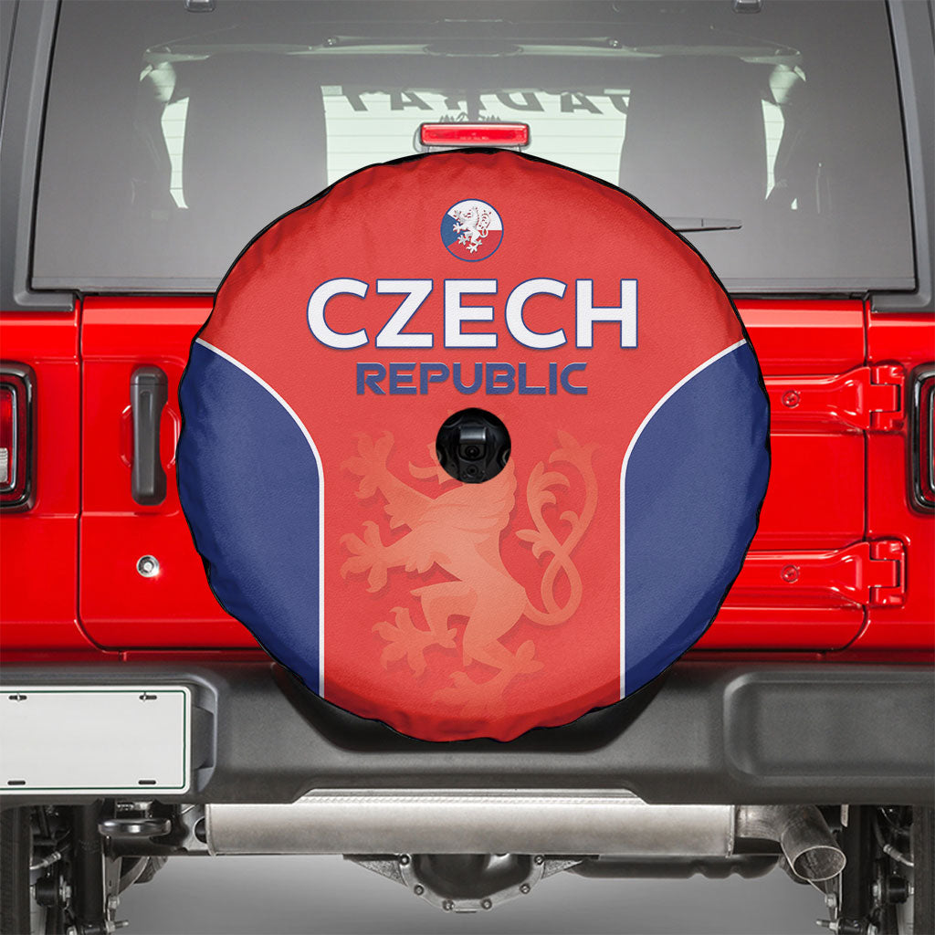 Czechia Football 2026 Spare Tire Cover National Lion Unique Style