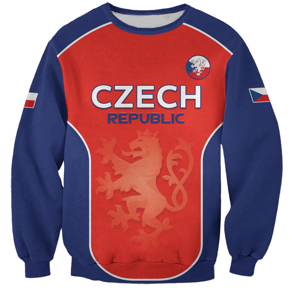 Custom Czechia Football 2026 Sweatshirt National Lion Unique Style