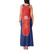 Custom Czechia Football 2026 Tank Maxi Dress National Lion Unique Style
