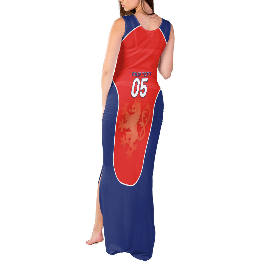 Custom Czechia Football 2026 Tank Maxi Dress National Lion Unique Style