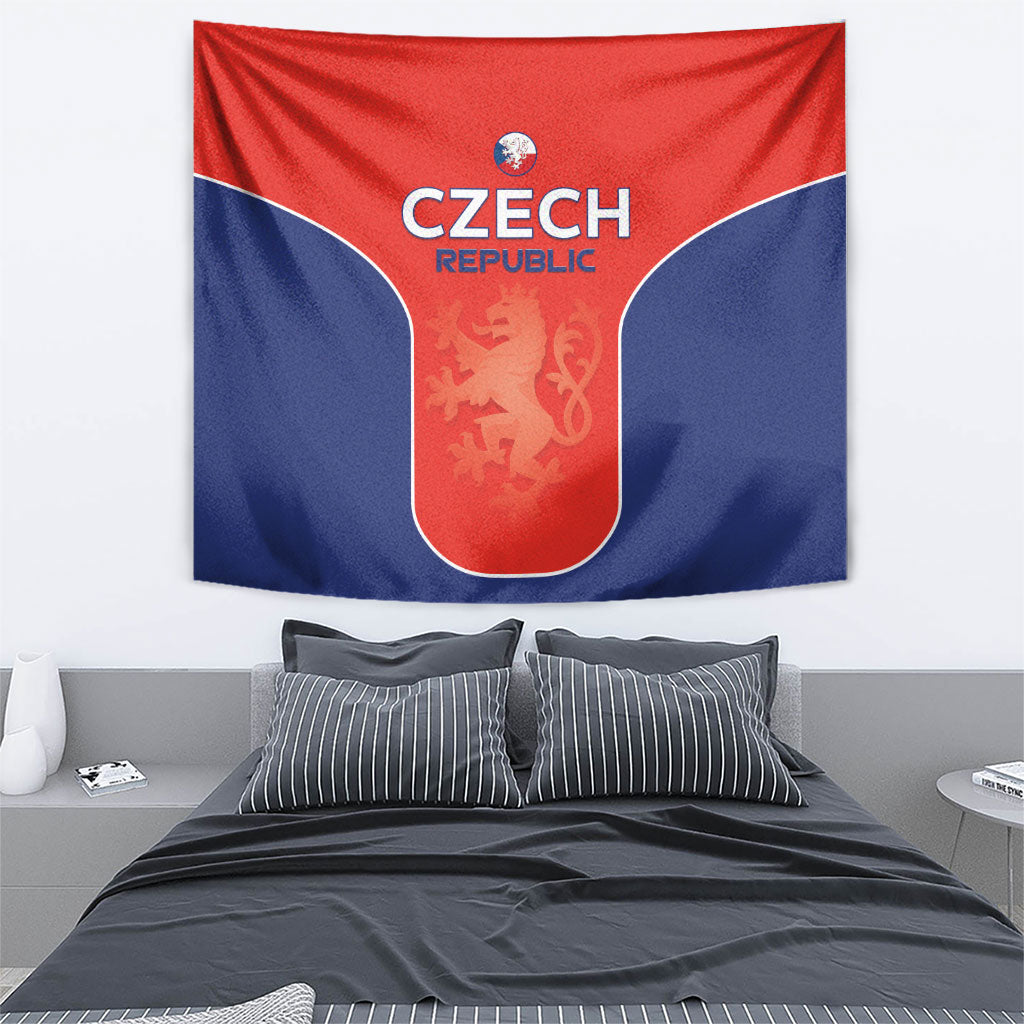 Czechia Football 2026 Tapestry National Lion Unique Style