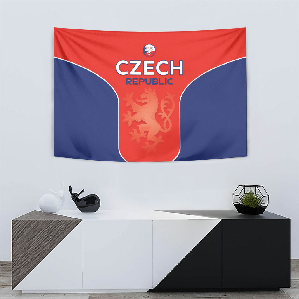 Czechia Football 2026 Tapestry National Lion Unique Style