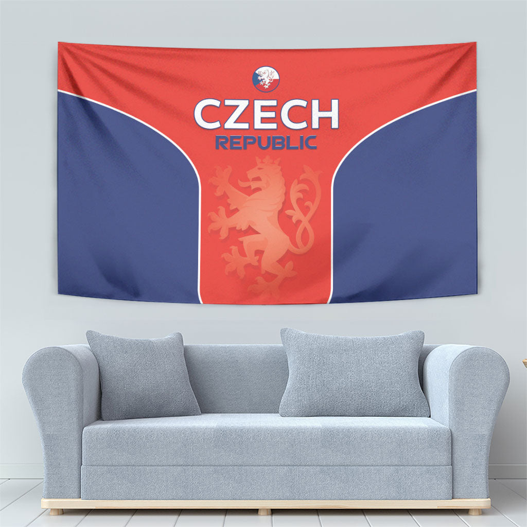 Czechia Football 2026 Tapestry National Lion Unique Style