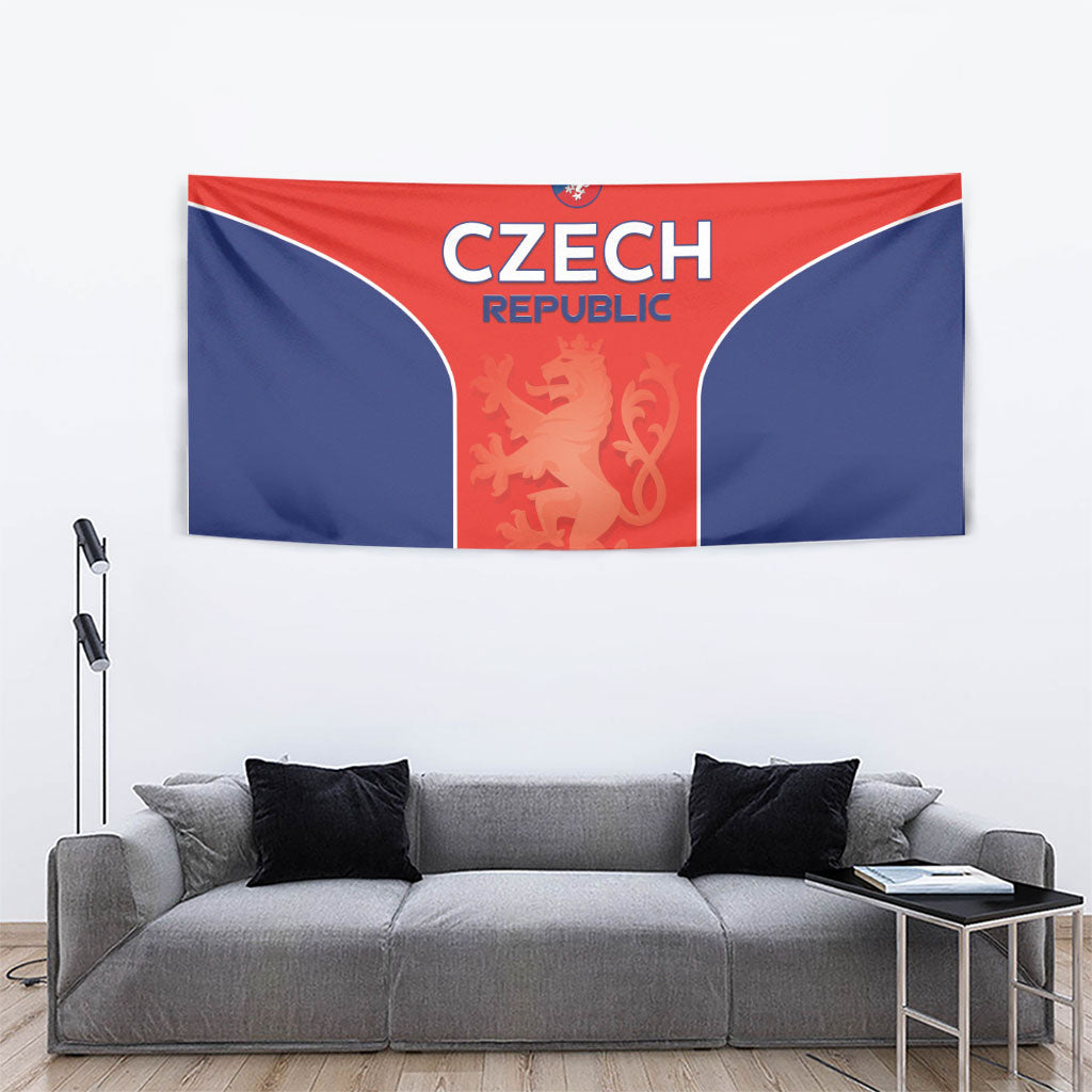 Czechia Football 2026 Tapestry National Lion Unique Style