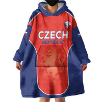 Custom Czechia Football 2026 Wearable Blanket Hoodie National Lion Unique Style