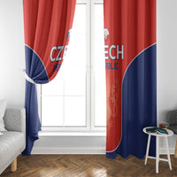 Czechia Football 2026 Window Curtain National Lion Unique Style