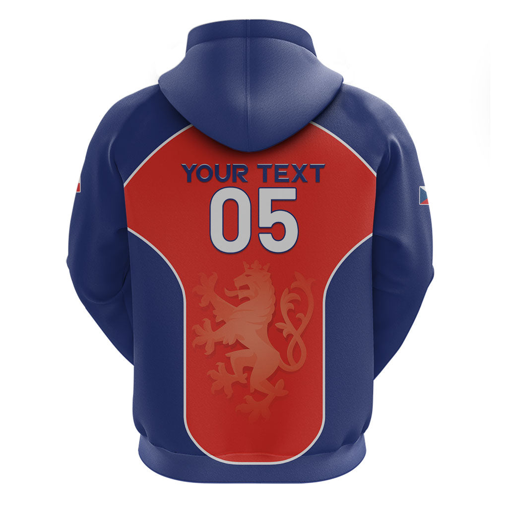 Custom Czechia Football 2026 Zip Hoodie National Lion Unique Style