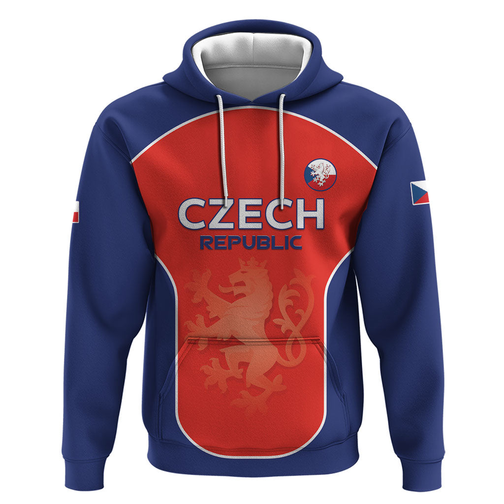 Custom Czechia Football 2026 Zip Hoodie National Lion Unique Style