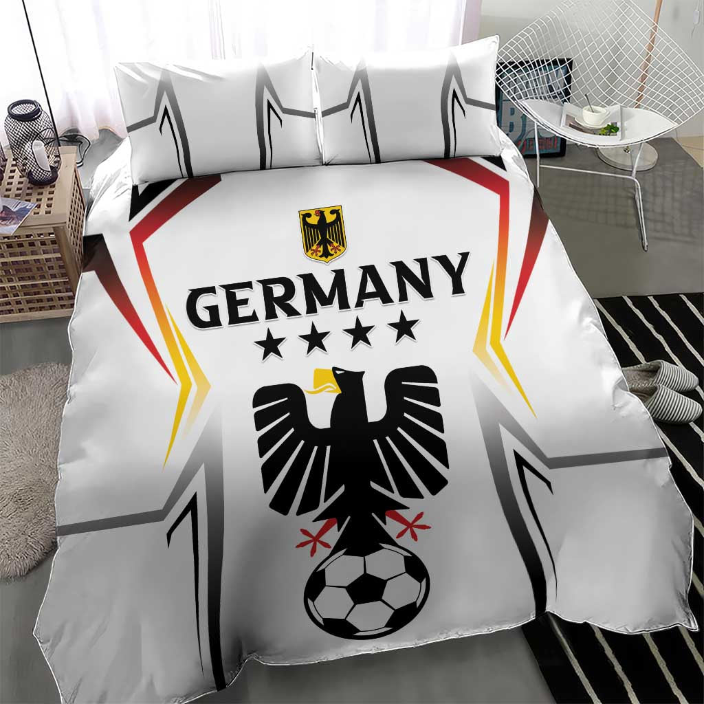 Germany 2024 Football Bedding Set Go Champions Nationalelf White Version LT05 - Wonder Print Shop