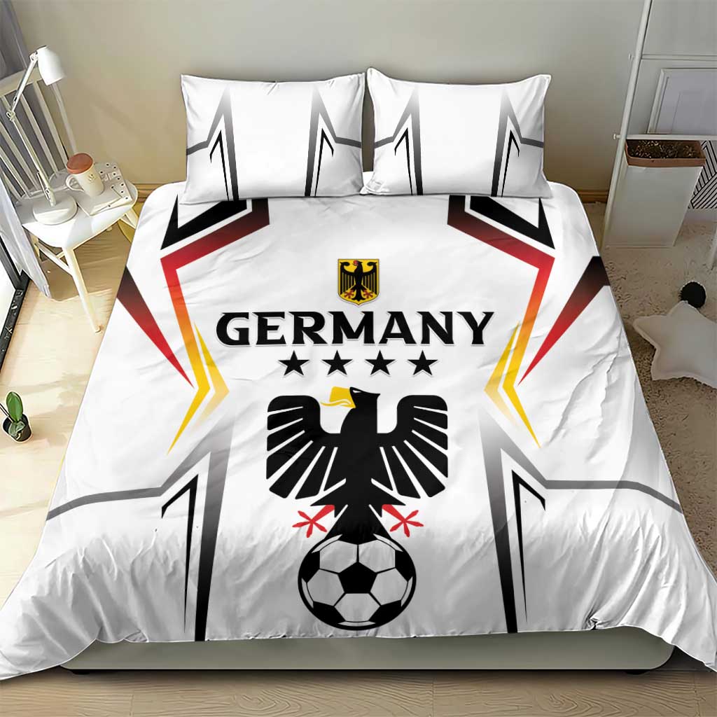Germany 2024 Football Bedding Set Go Champions Nationalelf White Version LT05 - Wonder Print Shop