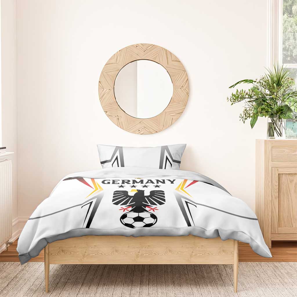 Germany 2024 Football Bedding Set Go Champions Nationalelf White Version LT05 - Wonder Print Shop